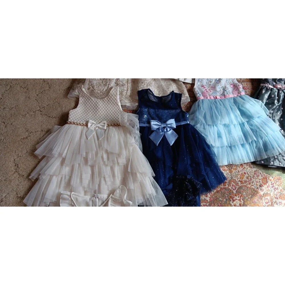 Girl/Toddler Formal Dress Lot; Size 2T - 7 Jona Michelle + Others - 9